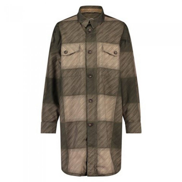 [해외]AGU Oversized 레인 긴팔 셔츠 1138395574 Army Green Check