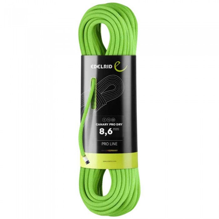 [해외]에델리드 Canary Pro Dry 8.6 mm 로프 4138631339 Neon Green