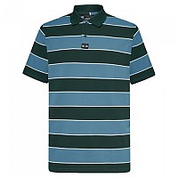 [해외]오클리 APPAREL Retro Soft Stripe Short Sleeve Polo 9139051233 Hunter Green / Copen Blue