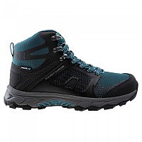 [해외]ELBRUS Edgero Mid WP Hiking Shoes 4139263232 Black / Blue Nights / Aruba Blue