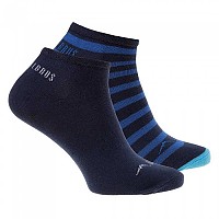 [해외]ELBRUS Elaris Socks 2 Pairs 4139263243 Navy / Blue
