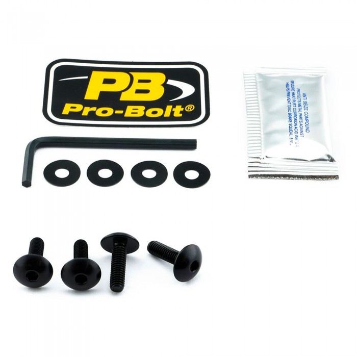 [해외]PRO BOLT 앞유리 나사 SCR 4 SK110BK 9139078909 Black