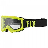[해외]FLY RACING Focus Kid Mask Screen 9139005668 Yellow Fluo / Black