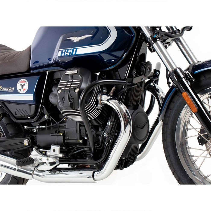 [해외]HEPCO BECKER Moto Guzzi V7 Special/Stone/Centenario 21 501556 00 01 튜브형 엔진 가드 9139088514 Black