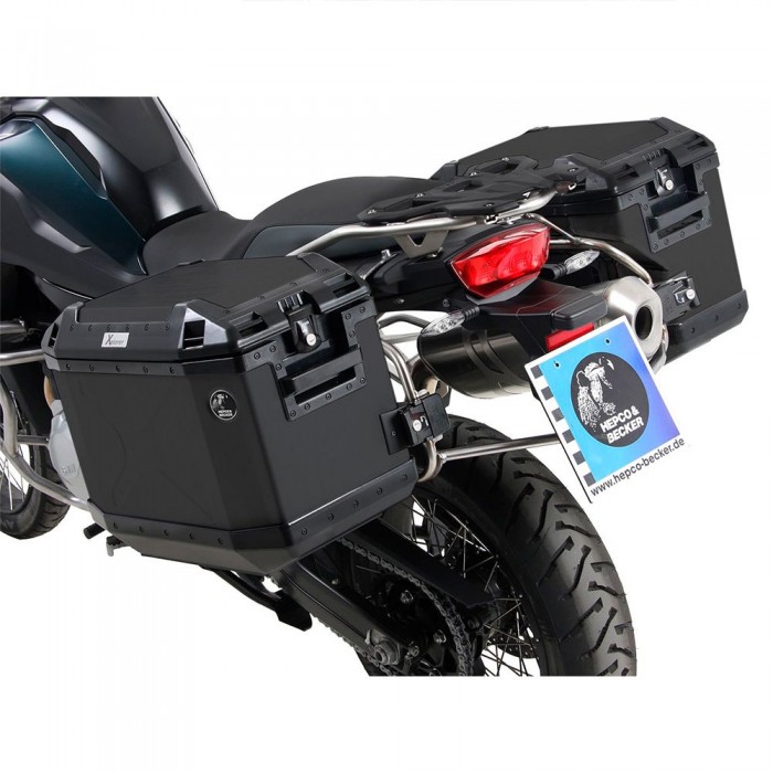 [해외]HEPCO BECKER Xplorer Cutout BMW F 750 GS 18 6516512 00 22-01-40 사이드 케이스 장착 9139095155 Black