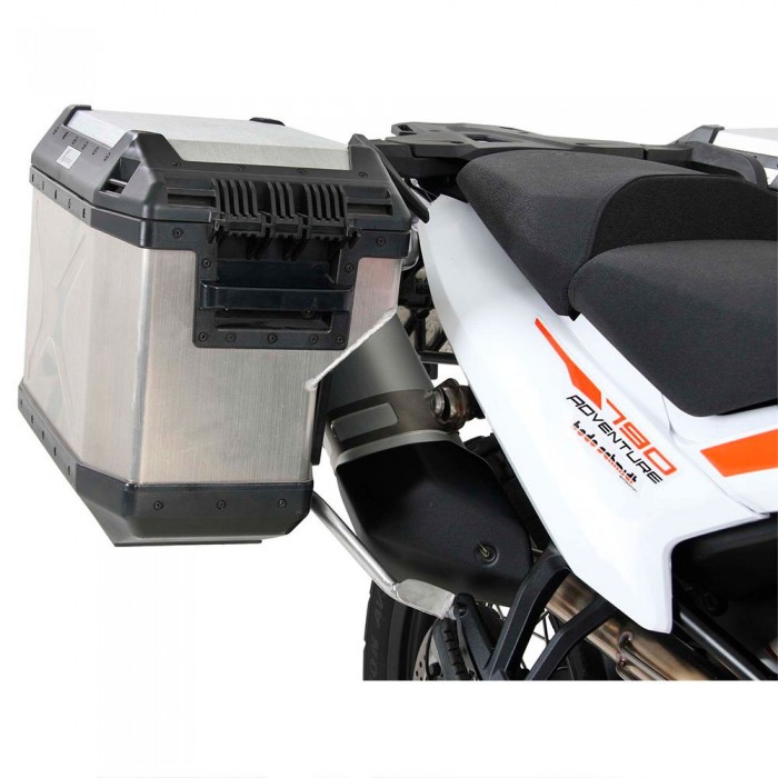 [해외]HEPCO BECKER Xplorer Cutout KTM 890 Adventure/R/Rally 21 6517617 00 22-00-40 사이드 케이스 장착 9139095184 Silver