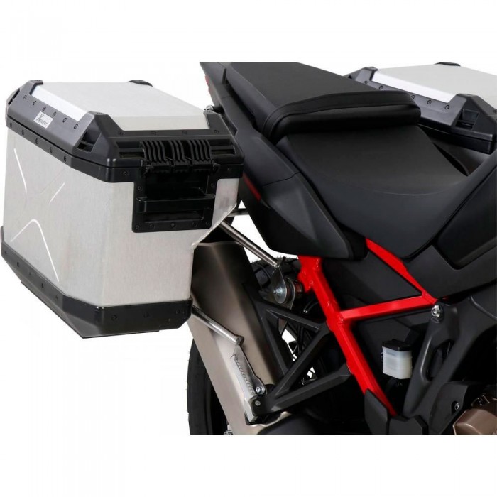 [해외]HEPCO BECKER Xplorer Honda CRF 1100 L Africa Twin 19 6519521 00 22-00-40 사이드 케이스 장착 9139095189 Silver