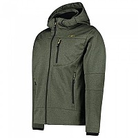 [해외]CMP Zip Hood 3A01787N-M 소프트쉘 자켓 4139196234 Oil Green Melange