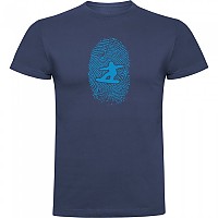 [해외]KRUSKIS 반팔 티셔츠 Snowboarder Fingerprint 5139292988 Denim Blue