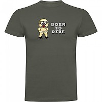 [해외]KRUSKIS Born To Dive 반팔 티셔츠 10139291746 Dark Army Green