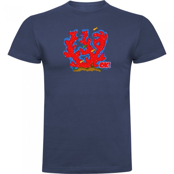 [해외]KRUSKIS Coral OK 반팔 티셔츠 10139291892 Denim Blue