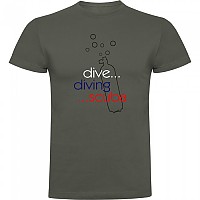 [해외]KRUSKIS Dive Diving Scuba 반팔 티셔츠 10139291946 Dark Army Green