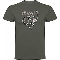 [해외]KRUSKIS Dive! 반팔 티셔츠 10139291950 Dark Army Green