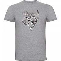 [해외]KRUSKIS Dive! 반팔 티셔츠 10139291953 Heather Grey