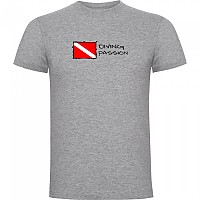 [해외]KRUSKIS Diving Passion 반팔 티셔츠 10139291981 Heather Grey