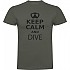[해외]KRUSKIS Keep Calm And Dive 반팔 티셔츠 10139292426 Dark Army Green