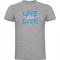 [해외]KRUSKIS Live For Dive 반팔 티셔츠 10139292505 Heather Grey