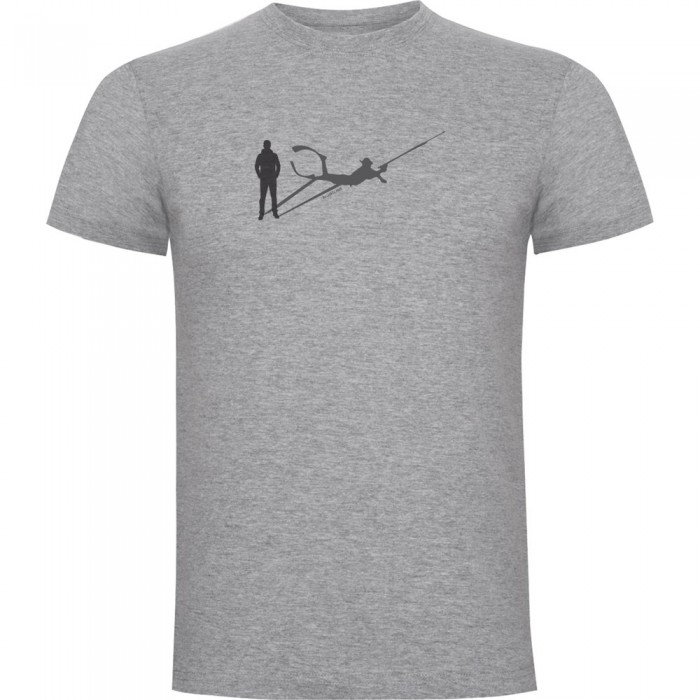 [해외]KRUSKIS Shadow Spearfish 반팔 티셔츠 10139292857 Heather Grey