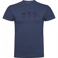 [해외]KRUSKIS Sleep Eat And Dive 반팔 티셔츠 10139292936 Denim Blue