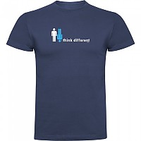 [해외]KRUSKIS Think Different 반팔 티셔츠 10139293188 Denim Blue