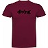 [해외]KRUSKIS Word Diving 반팔 티셔츠 10139293263 Dark Red
