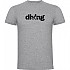 [해외]KRUSKIS Word Diving 반팔 티셔츠 10139293265 Heather Grey
