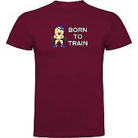 [해외]KRUSKIS Born To Train 반팔 티셔츠 7139291811 Dark Red