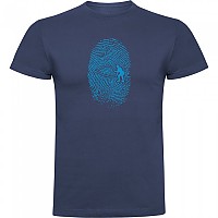 [해외]KRUSKIS Crossfit Fingerprint 반팔 티셔츠 7139291908 Denim Blue