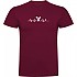 [해외]KRUSKIS Fitness Heartbeat 반팔 티셔츠 7139292131 Dark Red