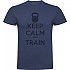 [해외]KRUSKIS Keep Calm And Train 반팔 티셔츠 7139292464 Denim Blue