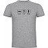 [해외]KRUSKIS Sleep Eat And Train 반팔 티셔츠 7139292977 Heather Grey