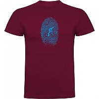 [해외]KRUSKIS Biker Fingerprint 반팔 티셔츠 1139291715 Dark Red