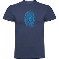 [해외]KRUSKIS Biker Fingerprint 반팔 티셔츠 1139291716 Denim Blue