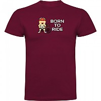 [해외]KRUSKIS Born To Ride 반팔 티셔츠 1139291772 Dark Red