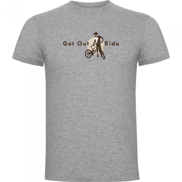 [해외]KRUSKIS Get Out And Ride 반팔 티셔츠 1139292261 Heather Grey