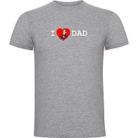 [해외]KRUSKIS 반팔 티셔츠 I Love Dad 1139292365 Heather Grey