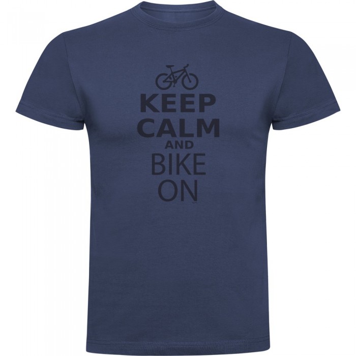 [해외]KRUSKIS Keep Calm And Bike On 반팔 티셔츠 1139292420 Denim Blue