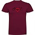 [해외]KRUSKIS Love 반팔 티셔츠 1139292512 Dark Red