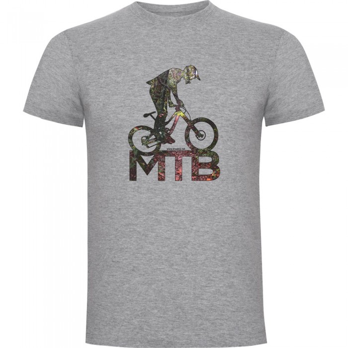 [해외]KRUSKIS MTB Background 반팔 티셔츠 1139292577 Heather Grey