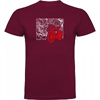 [해외]KRUSKIS Topographic 반팔 티셔츠 1139293195 Dark Red