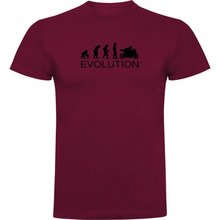 [해외]KRUSKIS Evolution Motard 반팔 티셔츠 9139292031 Dark Red