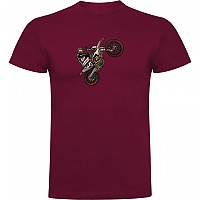 [해외]KRUSKIS Motocross 반팔 티셔츠 9139292543 Dark Red