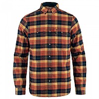 [해외]피엘라벤 Singi 헤비 Flannel 긴팔 셔츠 4139168708 Autumn Leaf / Dark Navy