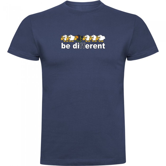 [해외]KRUSKIS Be Different Climb 반팔 티셔츠 4139291636 Denim Blue