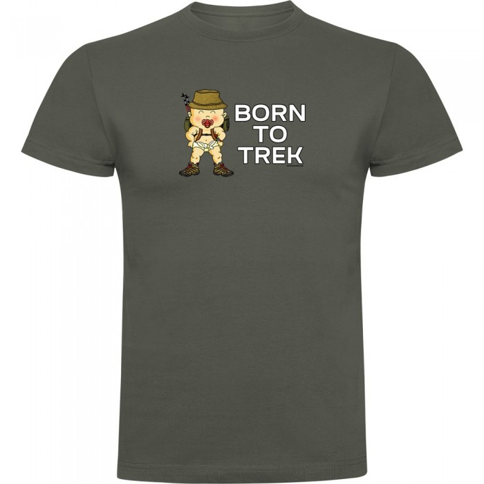 [해외]KRUSKIS Born To Trek 반팔 티셔츠 4139291814 Dark Army Green