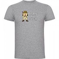 [해외]KRUSKIS Born To Trek 반팔 티셔츠 4139291817 Heather Grey