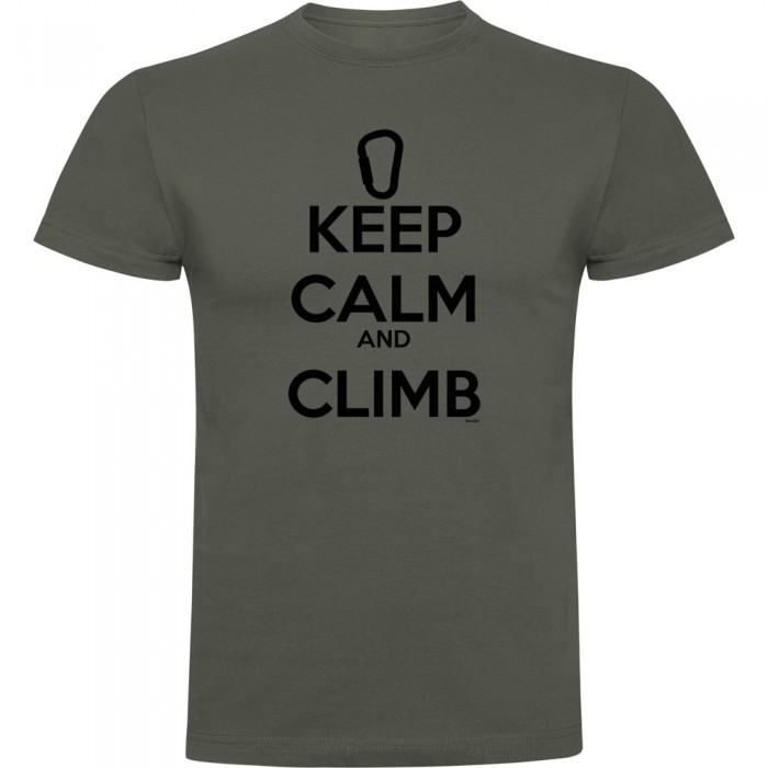 [해외]KRUSKIS Keep Calm And Climb 반팔 티셔츠 4139292422 Dark Army Green