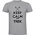 [해외]KRUSKIS Keep Calm And Trek 반팔 티셔츠 4139292469 Heather Grey