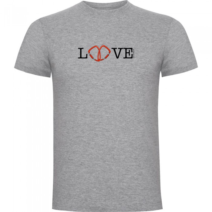 [해외]KRUSKIS Love 반팔 티셔츠 4139292517 Heather Grey