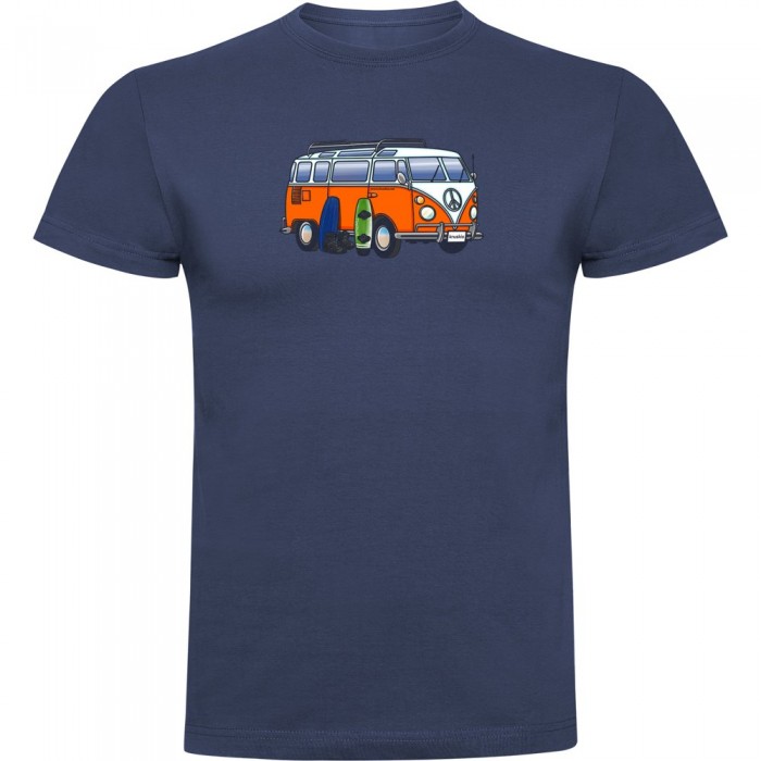[해외]KRUSKIS Hippie Van Wakeboard 반팔 티셔츠 14139292336 Denim Blue